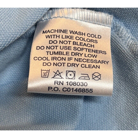 Disney Club 33 Womens Embroidered Polo Shirt Blue M Devon & Jones Pima Cotton - Picture 7 of 12